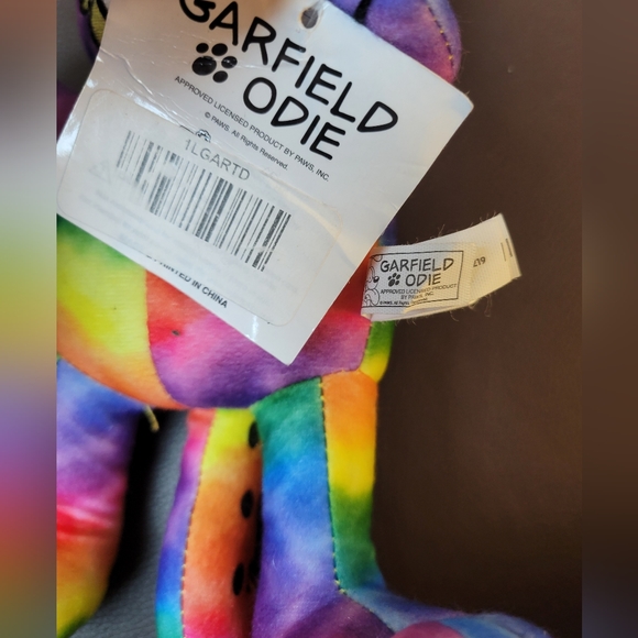 toy factory Toys Garfield Tie Dye Stuffed Animal Plush 9 Inch
